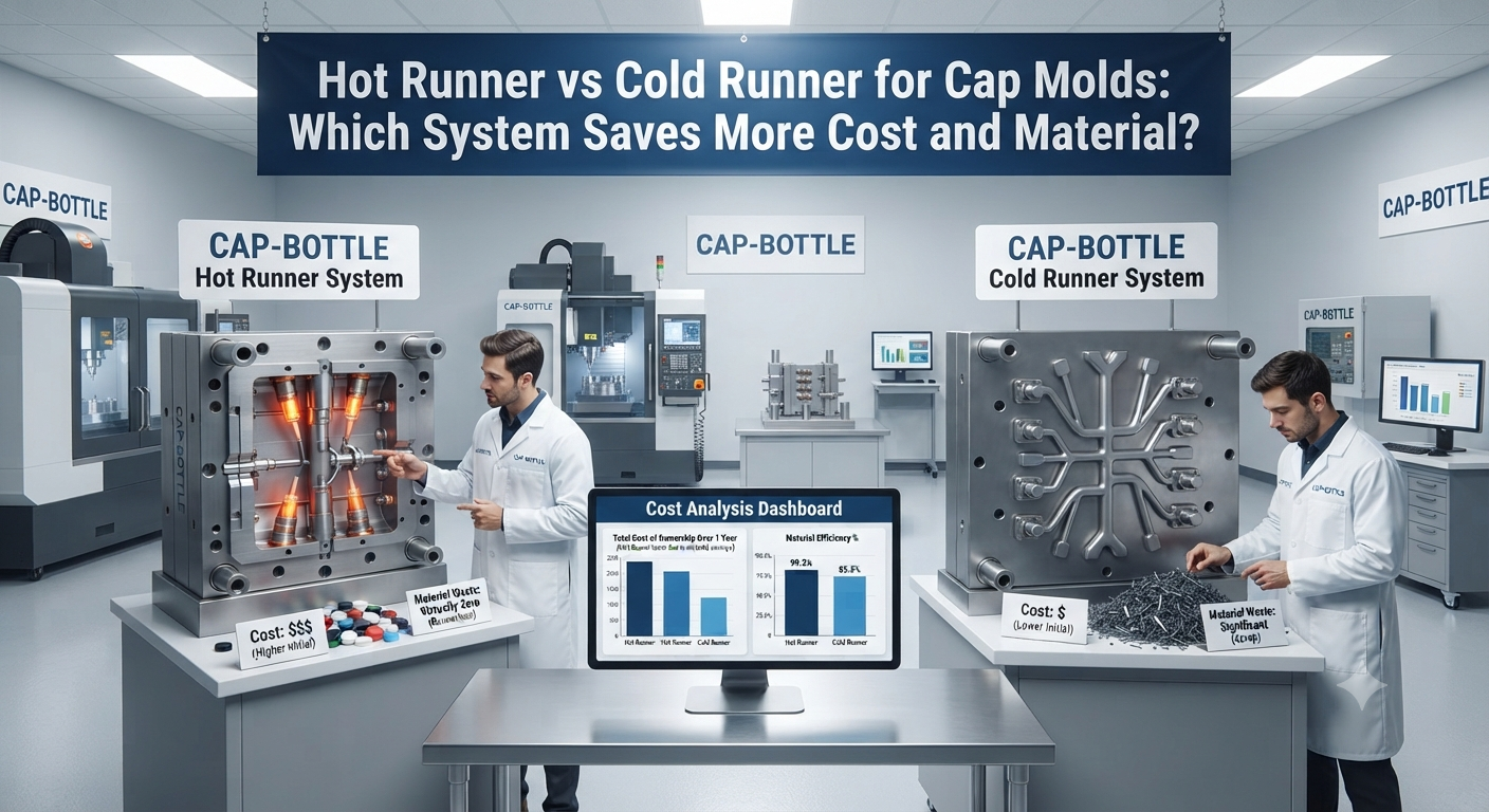 Hot Runner vs Cold Runner for Cap Molds: Which System Saves More Cost and Material