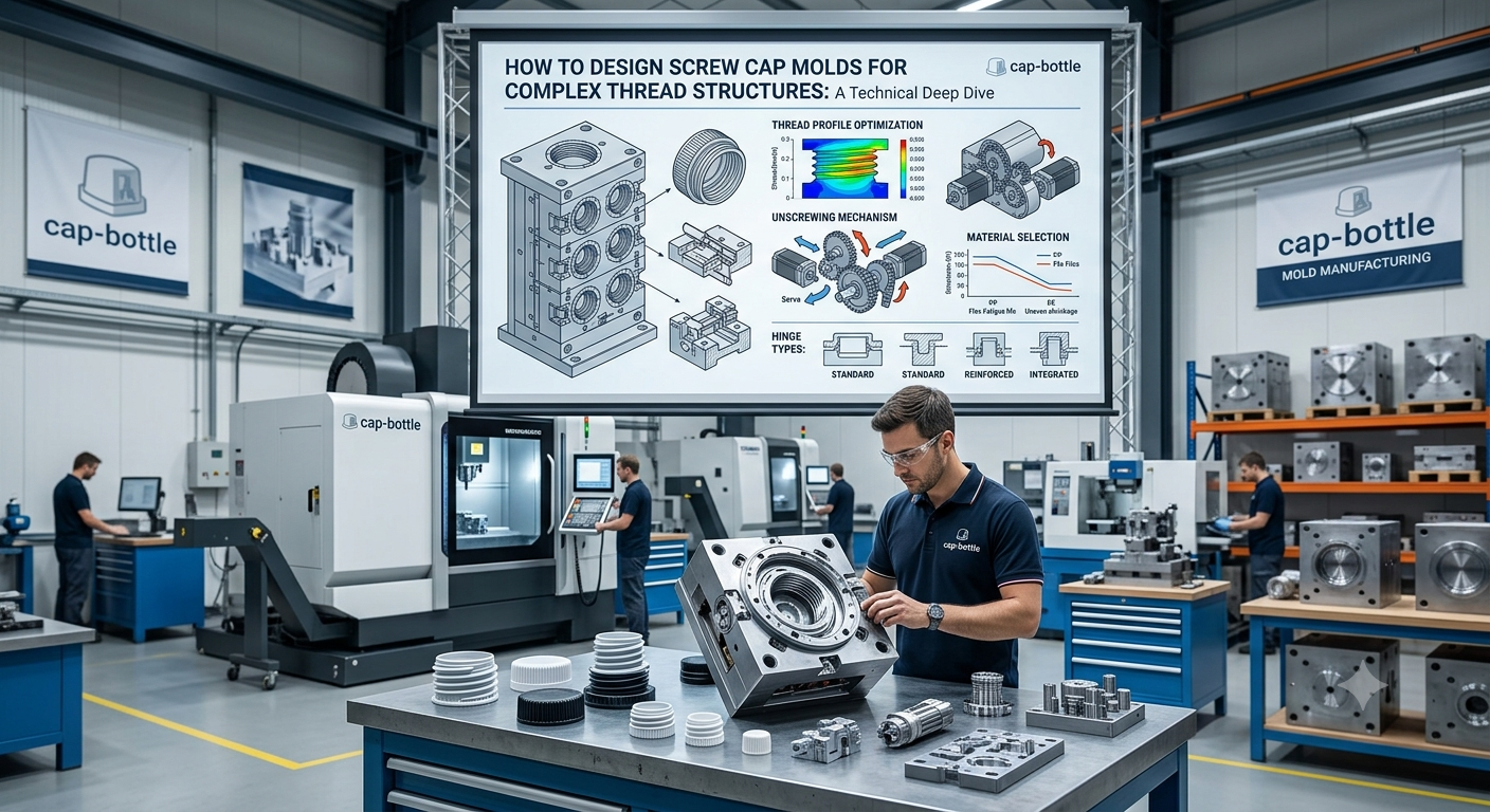 How to Design Screw Cap Molds for Complex Thread Structures: A Technical Deep Dive