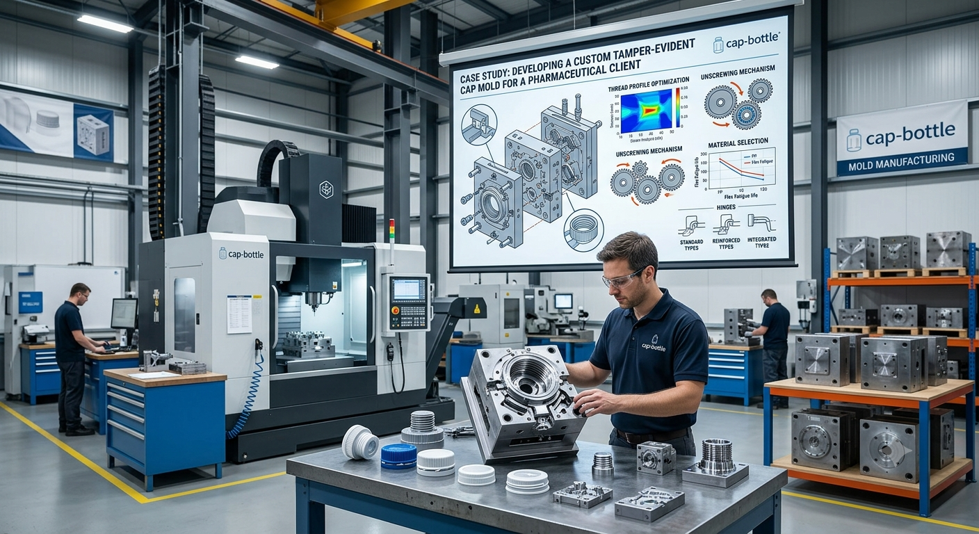 Case Study: Developing a Custom Tamper-Evident Cap Mold for a Pharmaceutical Client