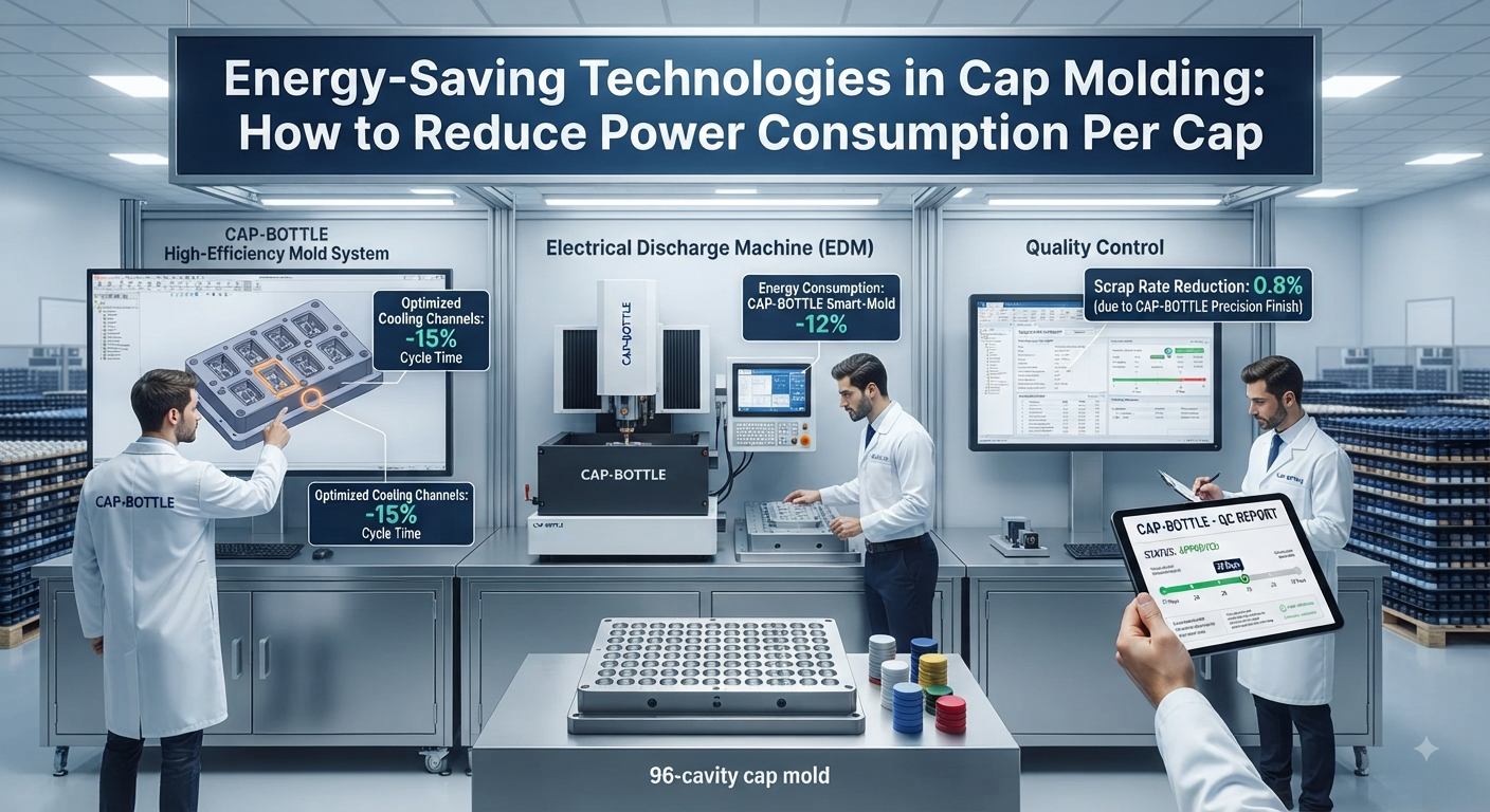 Energy-Saving Technologies in Cap Molding: How to Reduce Power Consumption Per Cap