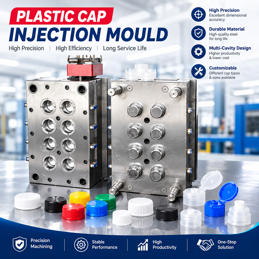 Case Study: Retrofitting an Existing 48-Cavity Cap Mold for 30% rHDPE Processing