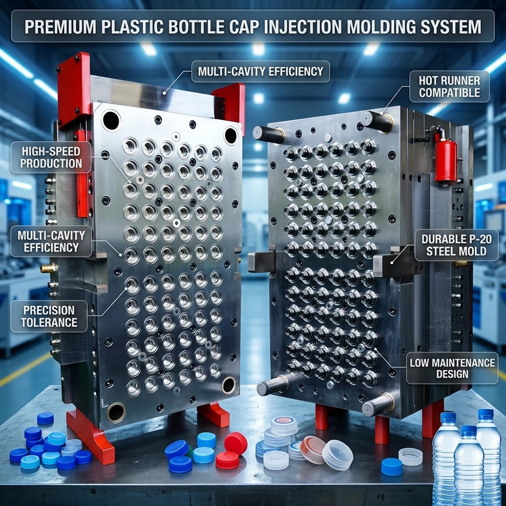 Case Study: Developing a Tethered Cap Mold for a Major European Beverage Brand