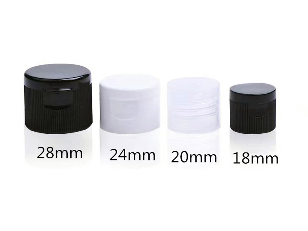 Cosmetic packaging plastic flip top cap 18mm 20mm,24mm